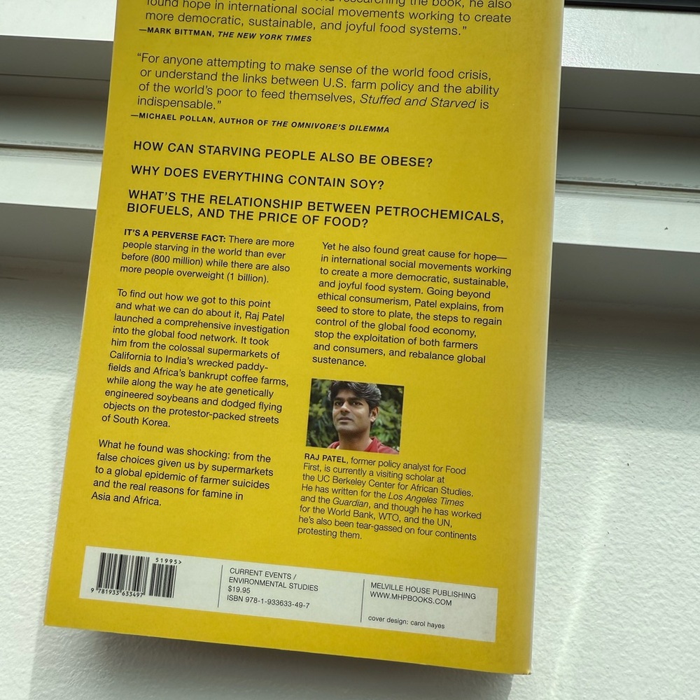 Stuffed & Starved Book by Raj Patel - Picture 3 of 4